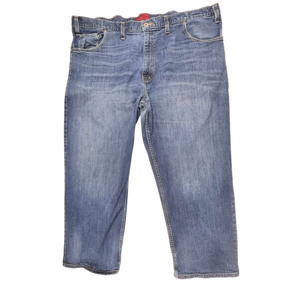 The Foundary Jeans 48x29 Classic Wash Denim Relaxed Fit Roomy Straight Leg Pants - Picture 6 of 11